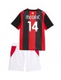 AC Milan Luka Modric #14 Heimtrikotsatz für Kinder 2026-27 Kurzarm (+ Kurze Hosen)